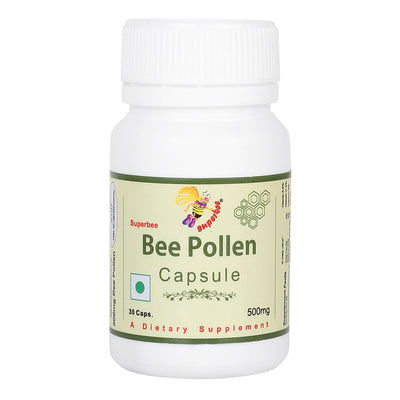 Bee Pollen Capsule 500mg – Immunity & Energy Booster | Super Bee