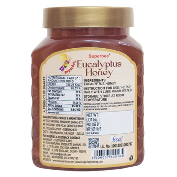 Eucalyptus Honey - Herbal & Respiratory Care | Super Bee