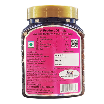 Gulkand with Honey & Dalchini – Ayurvedic Rose & Cinnamon Preserve