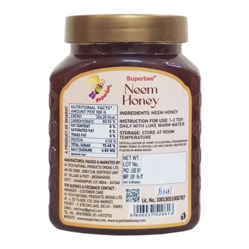 Neem Honey - Medicinal & Bitter-Sweet | Super Bee