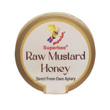 Raw Mustard Cream Honey - Smooth & Nutrient-Rich | Super Bee