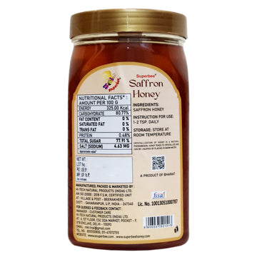 Saffron Honey - Premium, Aromatic & Healthy | Super Bee
