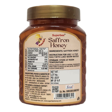 Saffron Honey - Premium, Aromatic & Healthy | Super Bee