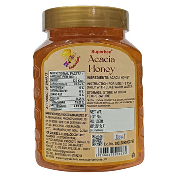Acacia Honey - Light, Pure & Organic | Super Bee