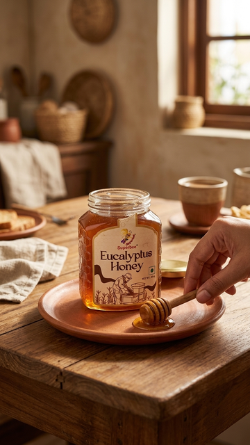 Eucalyptus Honey - Herbal & Respiratory Care | Super Bee