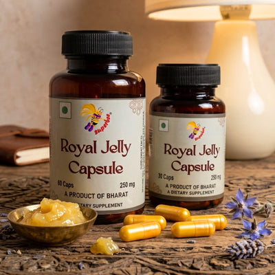 Royal Jelly Capsules 250mg – Natural Vitality & Skin Health